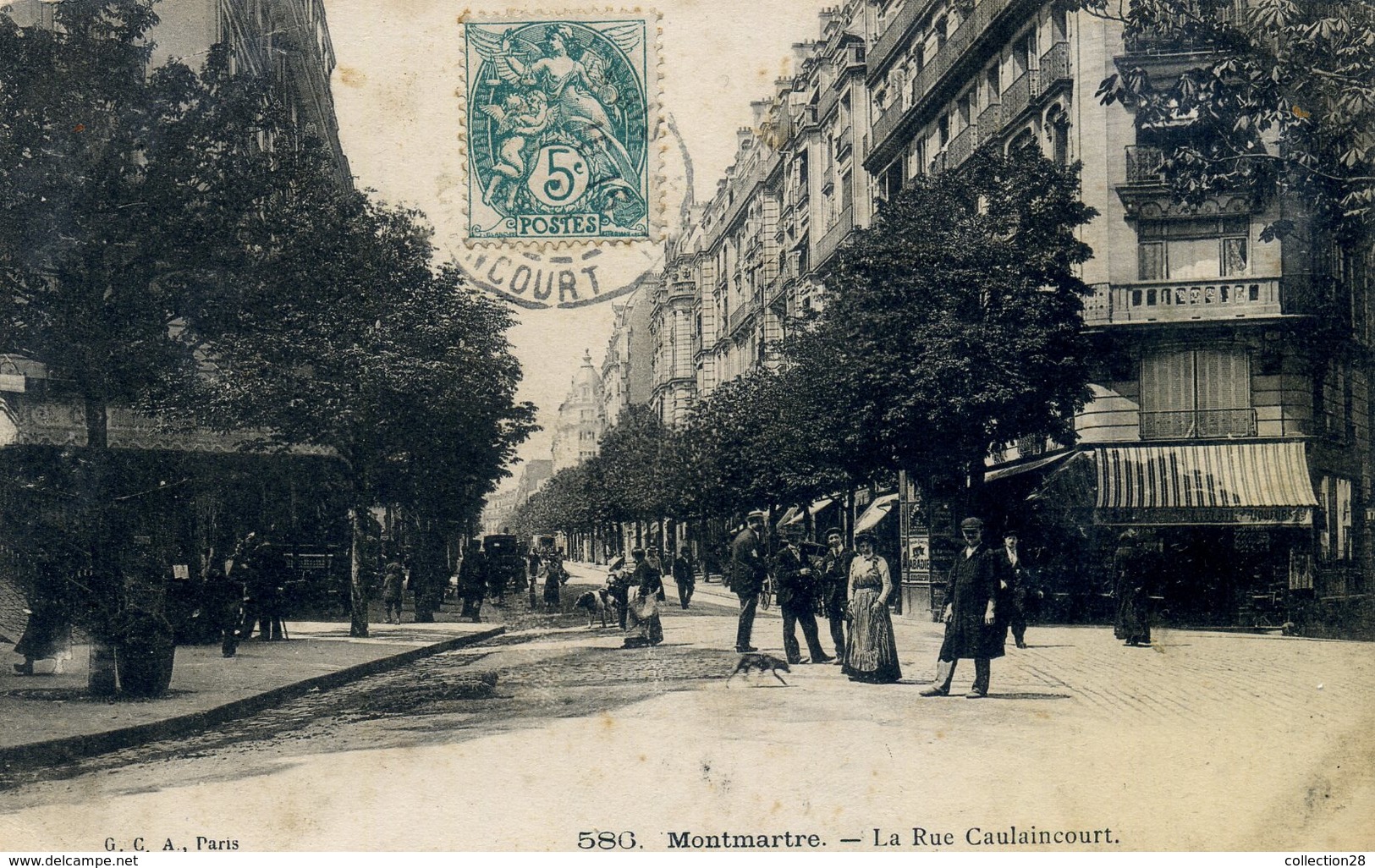 MONTMARTRE La Rue Caulaincourt (2254) - Arrondissement: 18