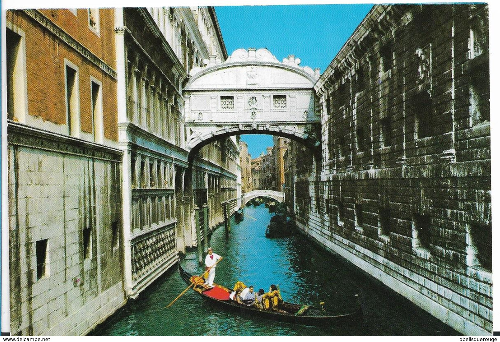 VENICE VENISE  GONDOLE PONT DES SOUPIRS SOSPIRI  ANIMATION - Venezia (Venice)