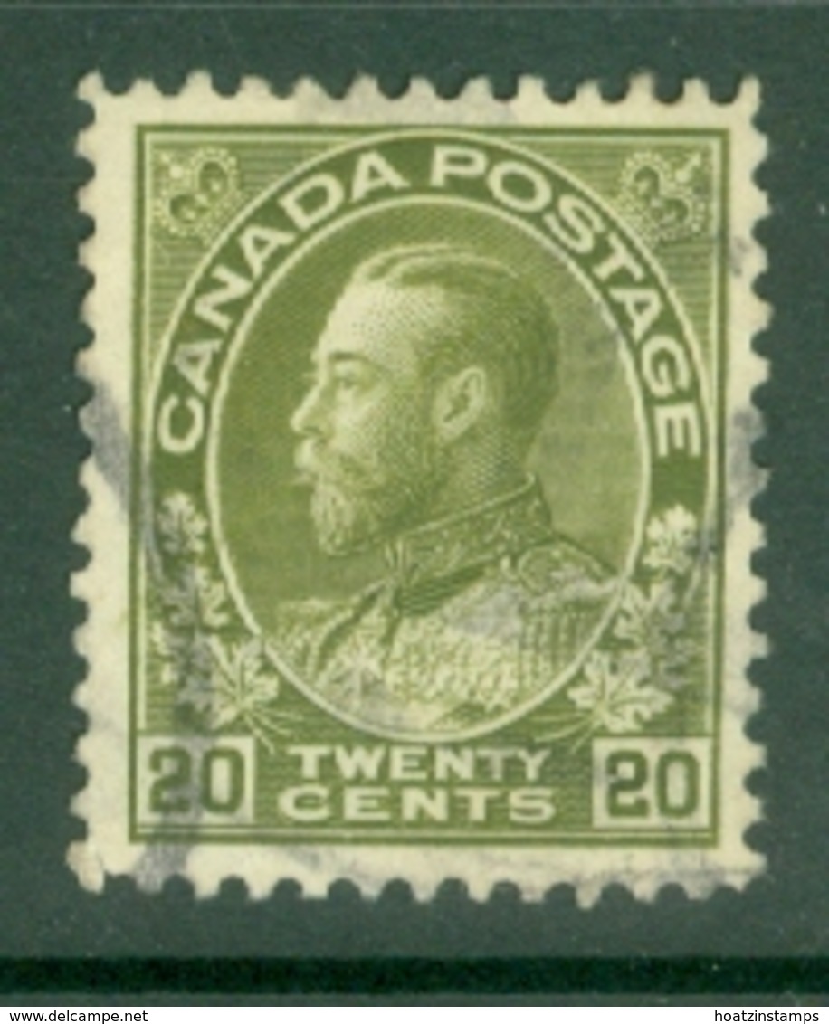 Canada: 1911/22   KGV    SG212    20c   Olive-green      Used - Used Stamps