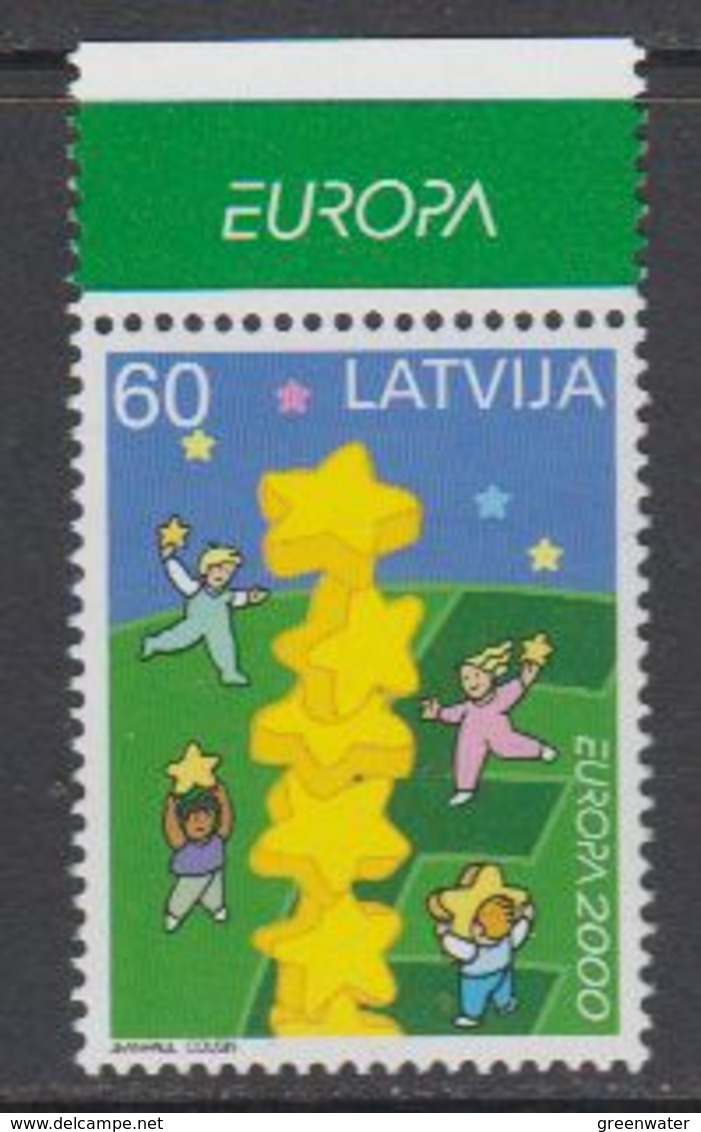 Europa Cept 2000 Latvia 1v (+margin)  ** Mnh (43139C) - 2000