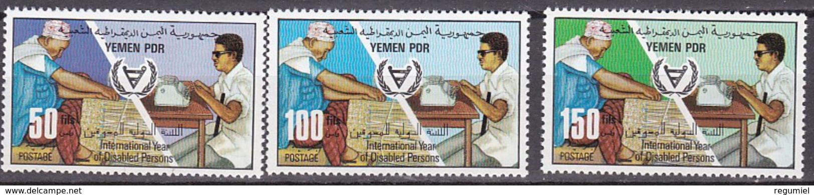 Yemen PDR 263/265 ** MNH. 1981 - Yemen