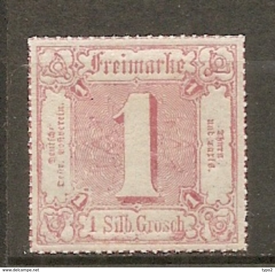 T Et T - Yv. N° 29 Mi. N°48 Percé En Lignes Colorées   *  1s  Rose Carminé  Etats Du Nord Cote  2 Euro  BE  2 Scans - Sonstige & Ohne Zuordnung