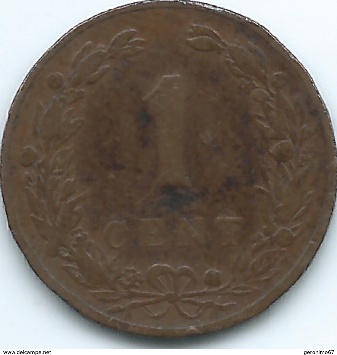 Netherlands - Wilhelmina - 1901 - 1 Cent - KM130  - "Koninkrijk" - 1 Cent