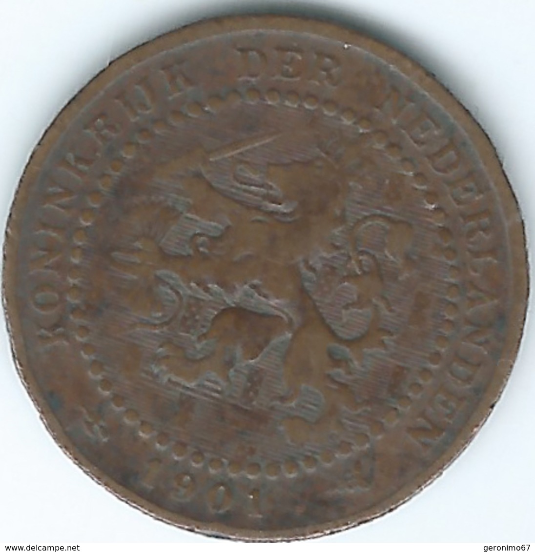 Netherlands - Wilhelmina - 1901 - 1 Cent - KM130  - "Koninkrijk" - 1 Cent