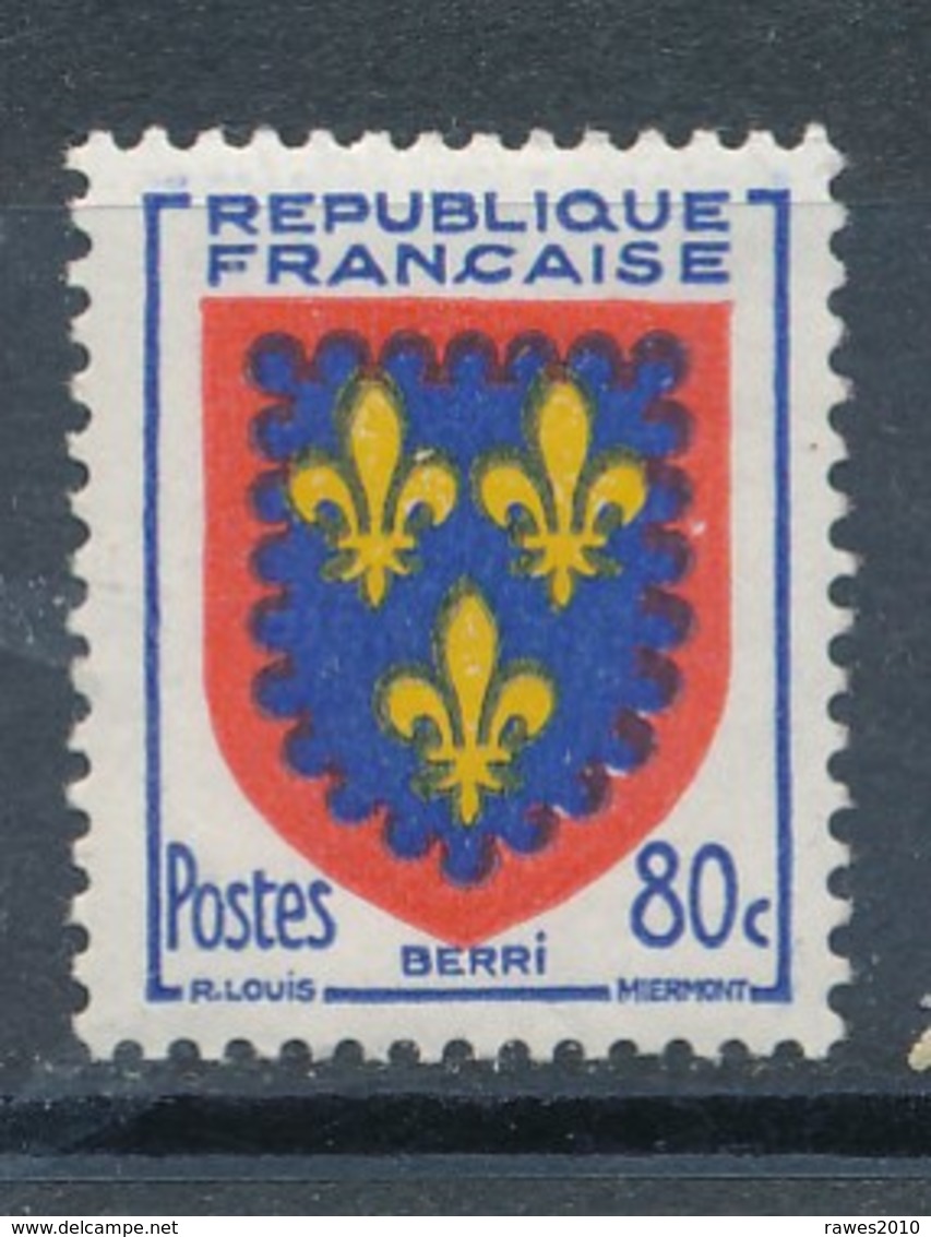 Frankreich 80 C. Postfr. Wappen Berri Lilien - Briefmarken