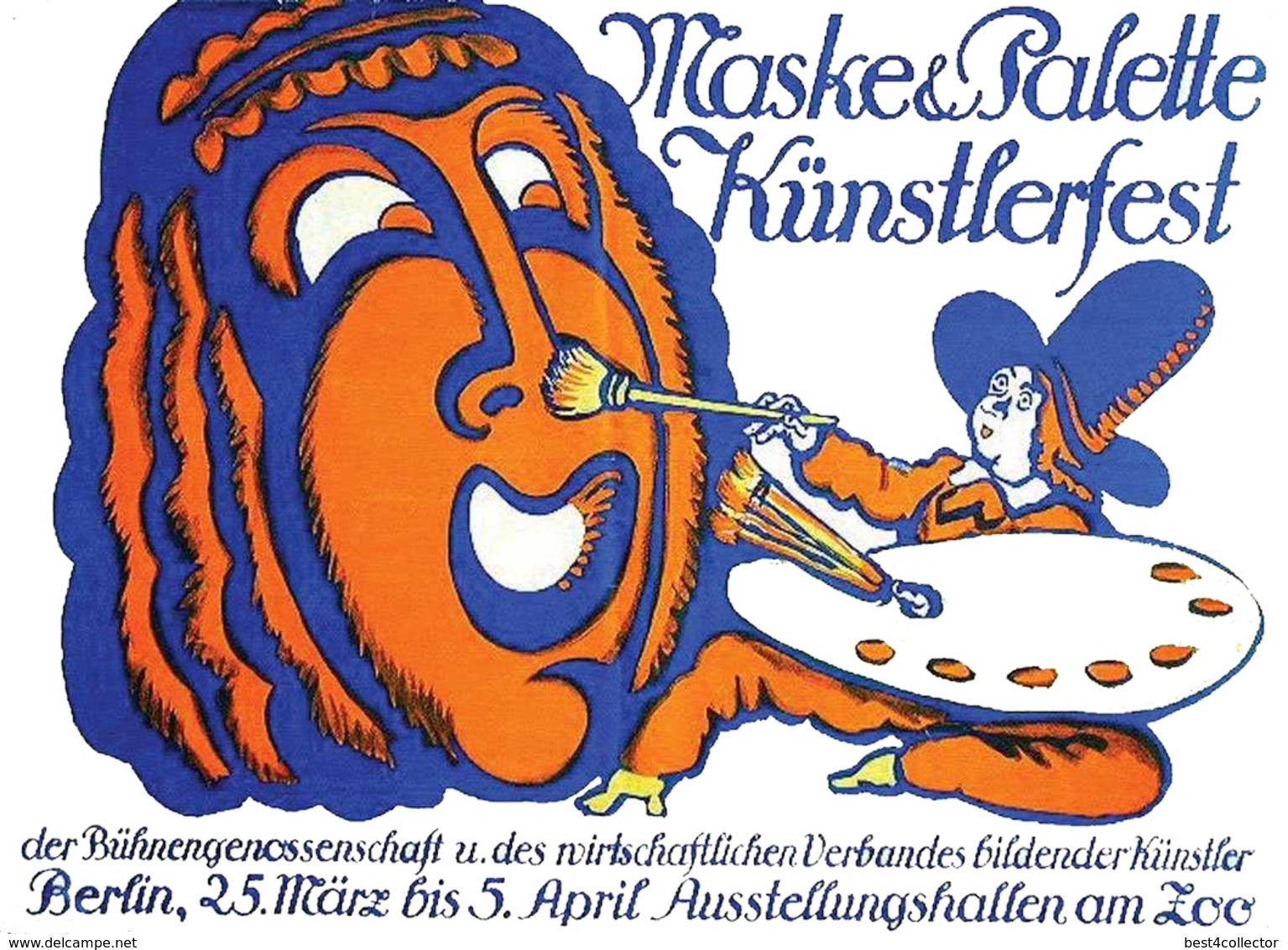 @@@ MAGNET - Maske & Palette  Künstlerfest - Advertising