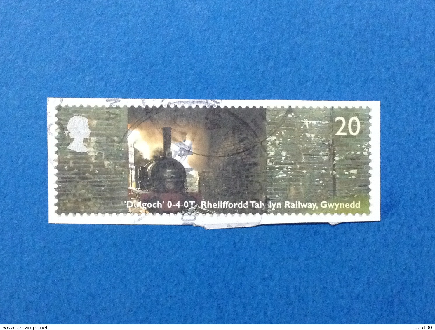 2004 GRAN BRETAGNA GREAT BRITAIN TRENO DULGOCH 20 FRANCOBOLLO USATO STAMP USED - Usati