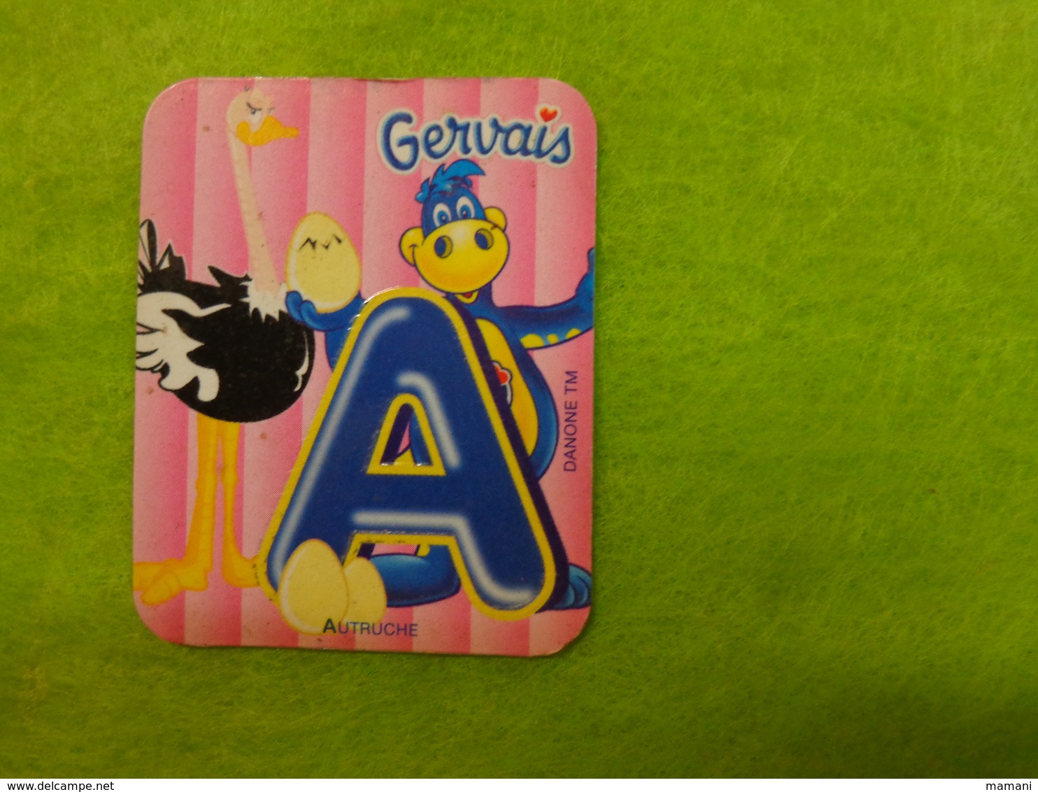 Lot De 86 MAGNET GERVAIS  Danone Alphabet - Publicidad