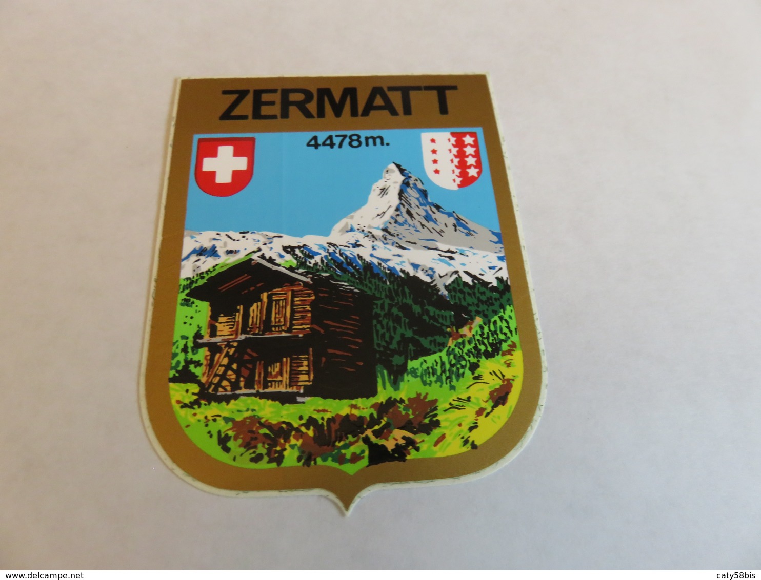 Ecusson Autocollant ZERMATT - Stickers