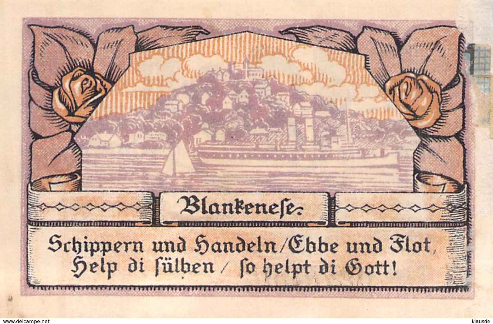 20 Pfg. Notgeld Blankenese VG/G (IV) - Lokale Ausgaben