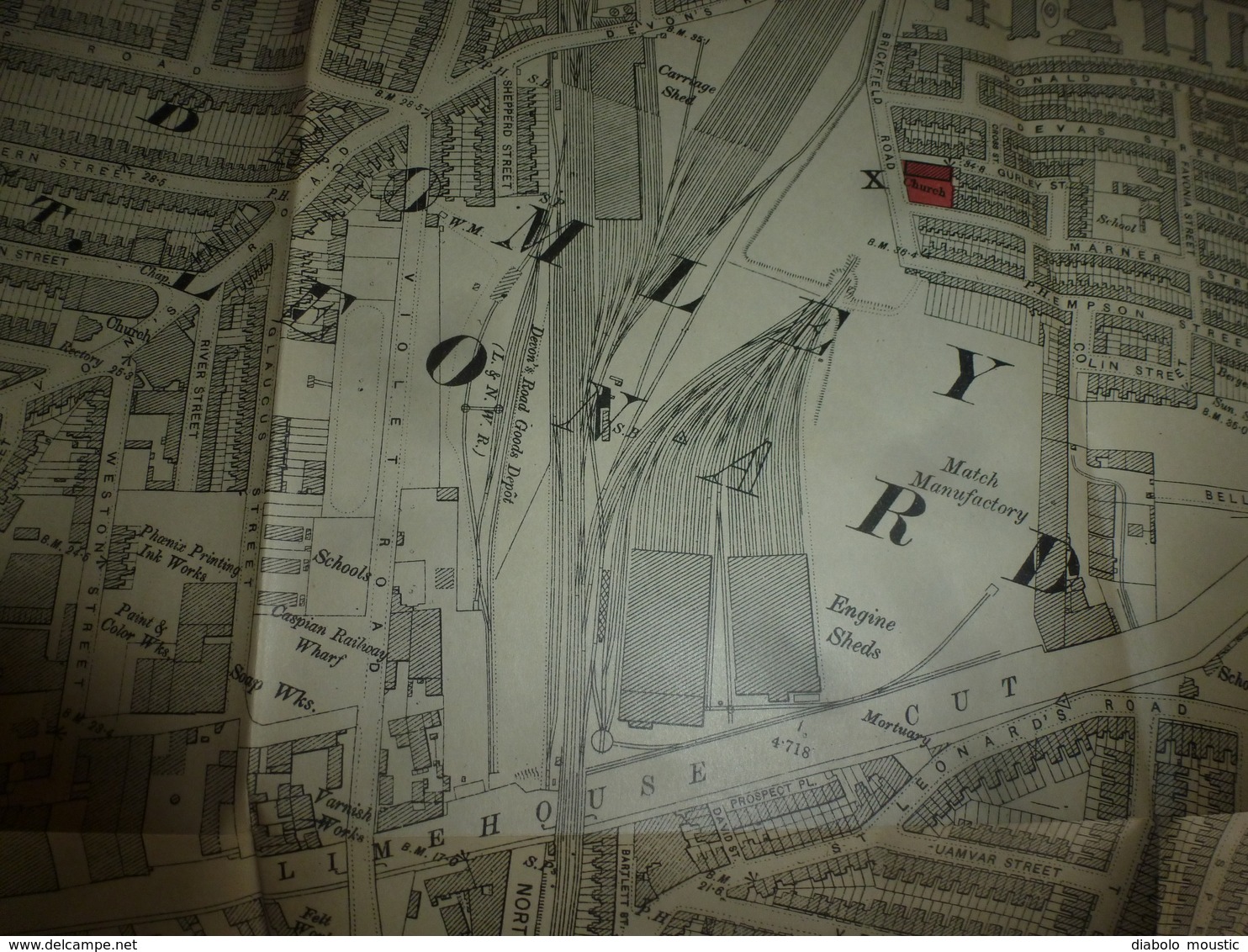 1900 With map of the Parish of BROMLEY : The survey of London: being the first volume of the register of the committee