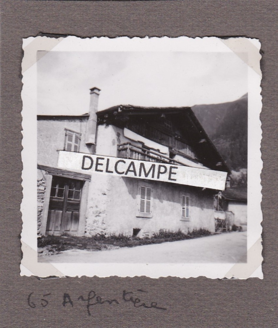 ARGENTIÈRE 1930/40 - Photo Originale D'un Vieux Chalet ( Haute Savoie ) - Lieux
