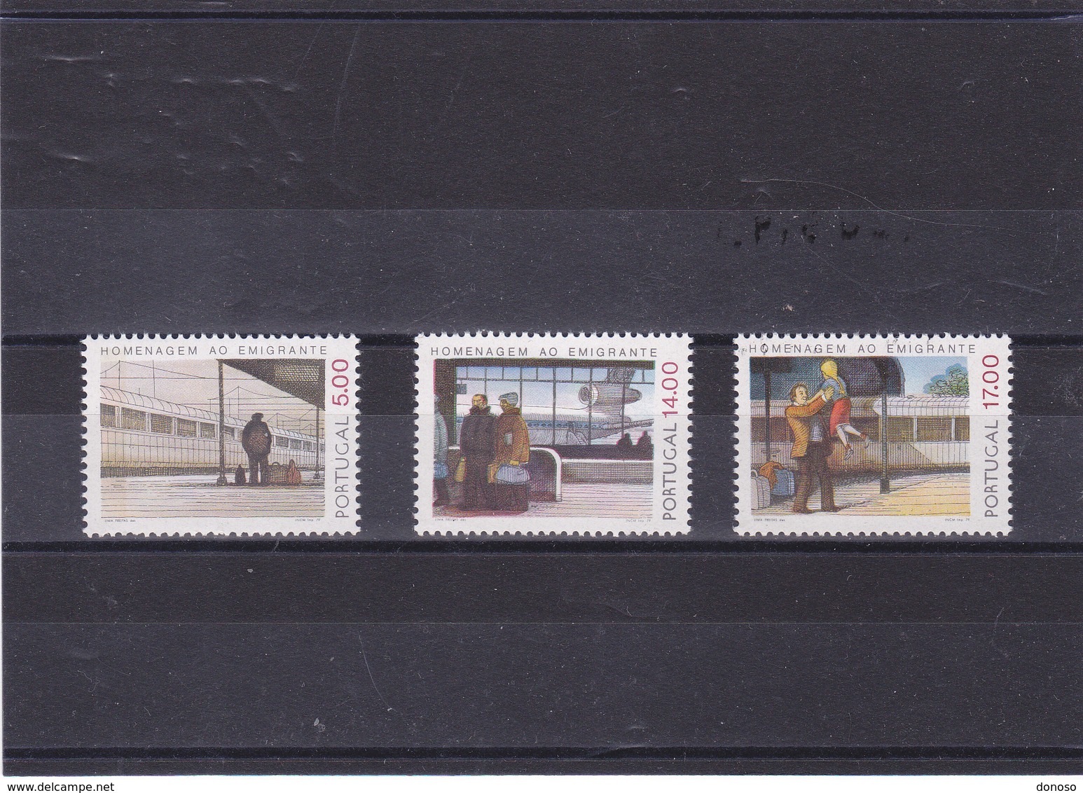 PORTUGAL 1979 EMIGRATION Yvert 1413-1415 NEUF**MNH - Unused Stamps