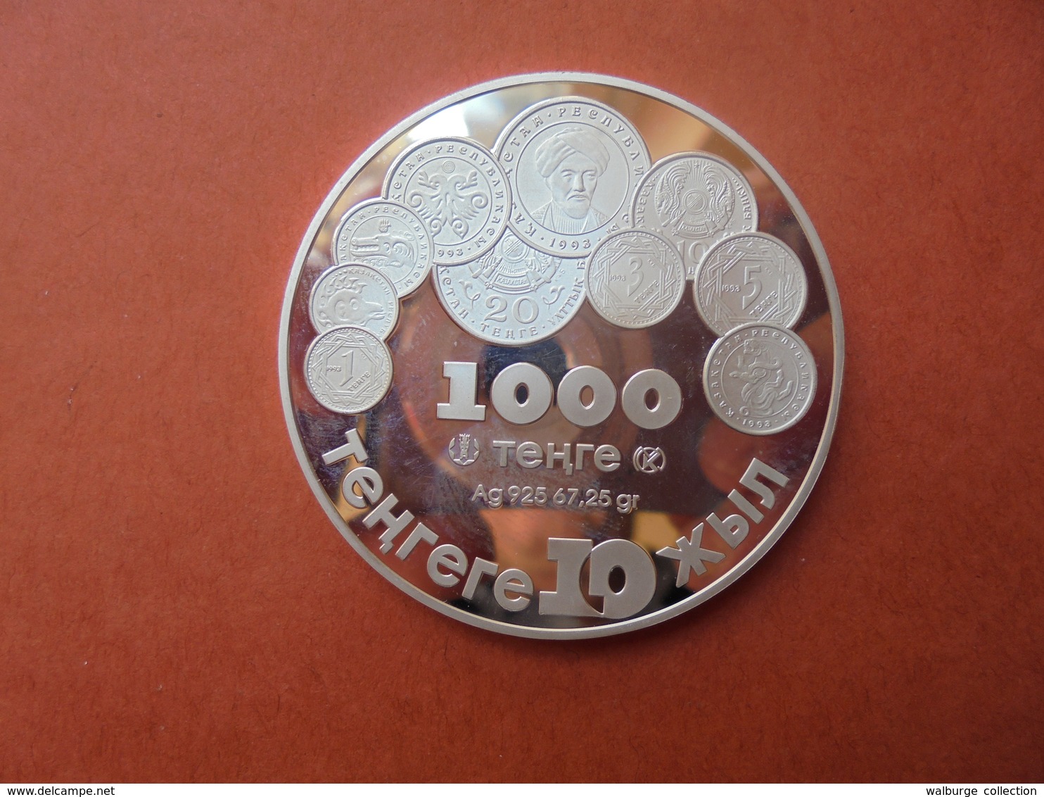 KAZAKHSTAN 1000 TENGE 2003 ARGENT 67,25 GRAMMES !!! (A.7) - Kazakhstan