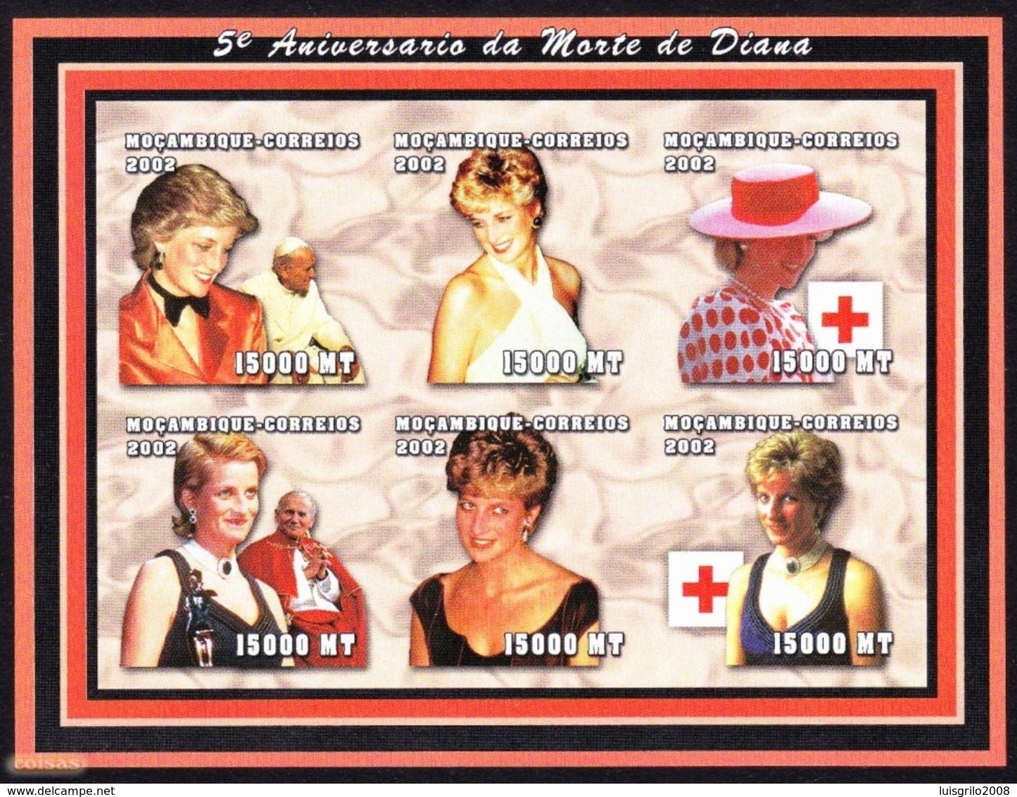 Princess Diana/ Lady Diana - Red Cross / Mozambique 2002 - Imperf. MNH - Croix-Rouge