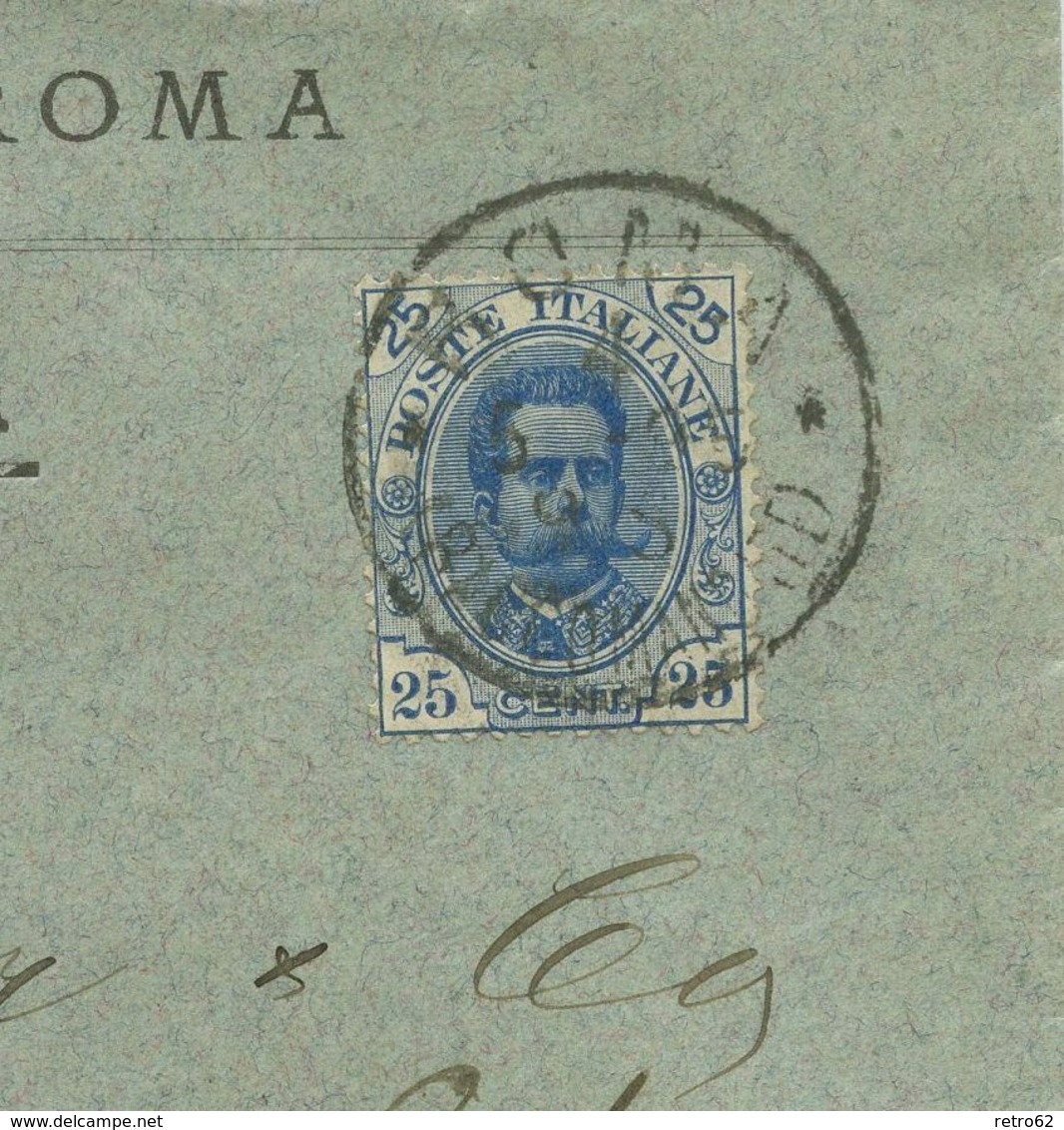 1895 Italien → R Brief Rom Nach Plauen - Gebraucht