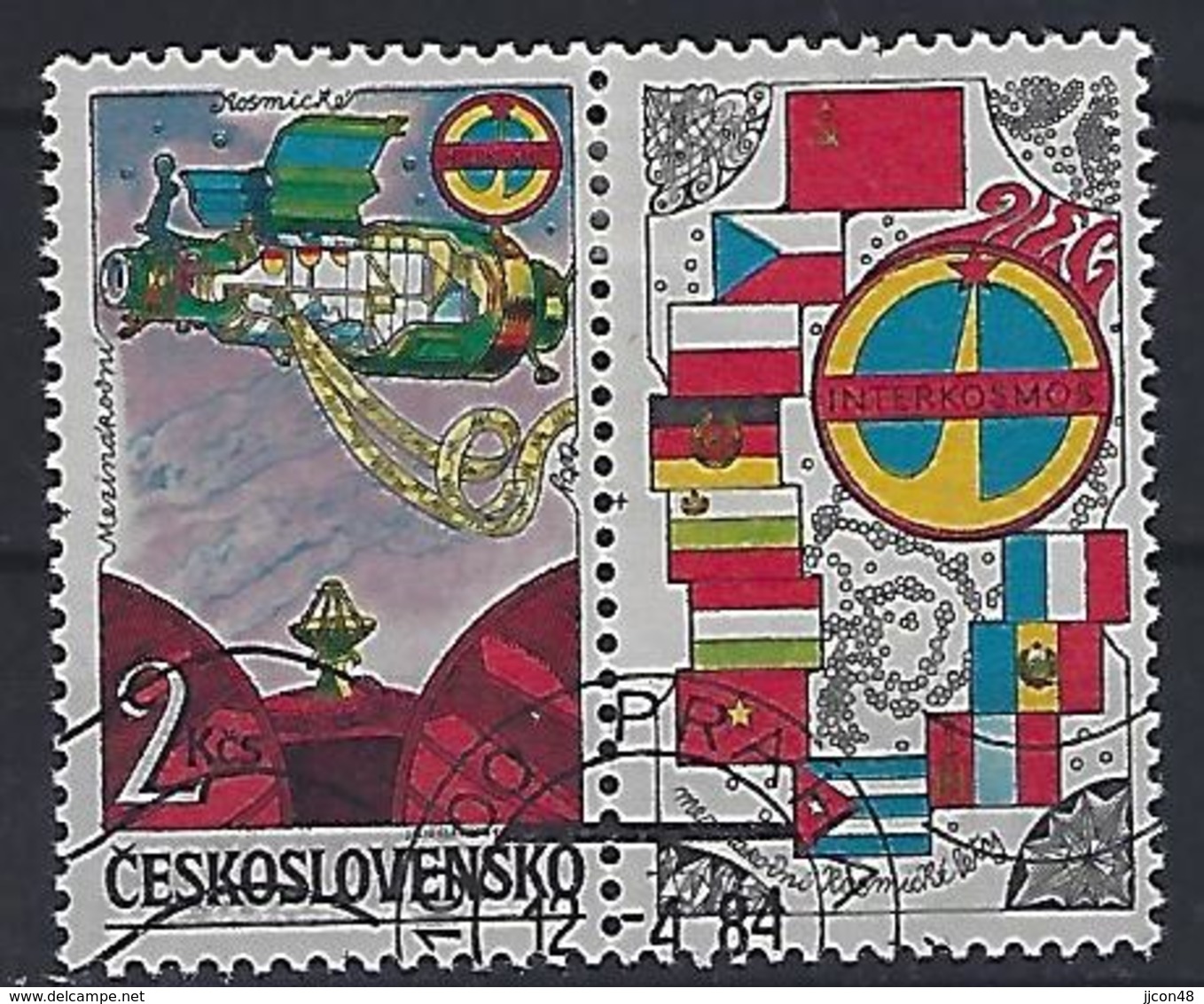 Czechoslovakia 1984  Intercosmos Programme (o) Mi.2760 - Used Stamps