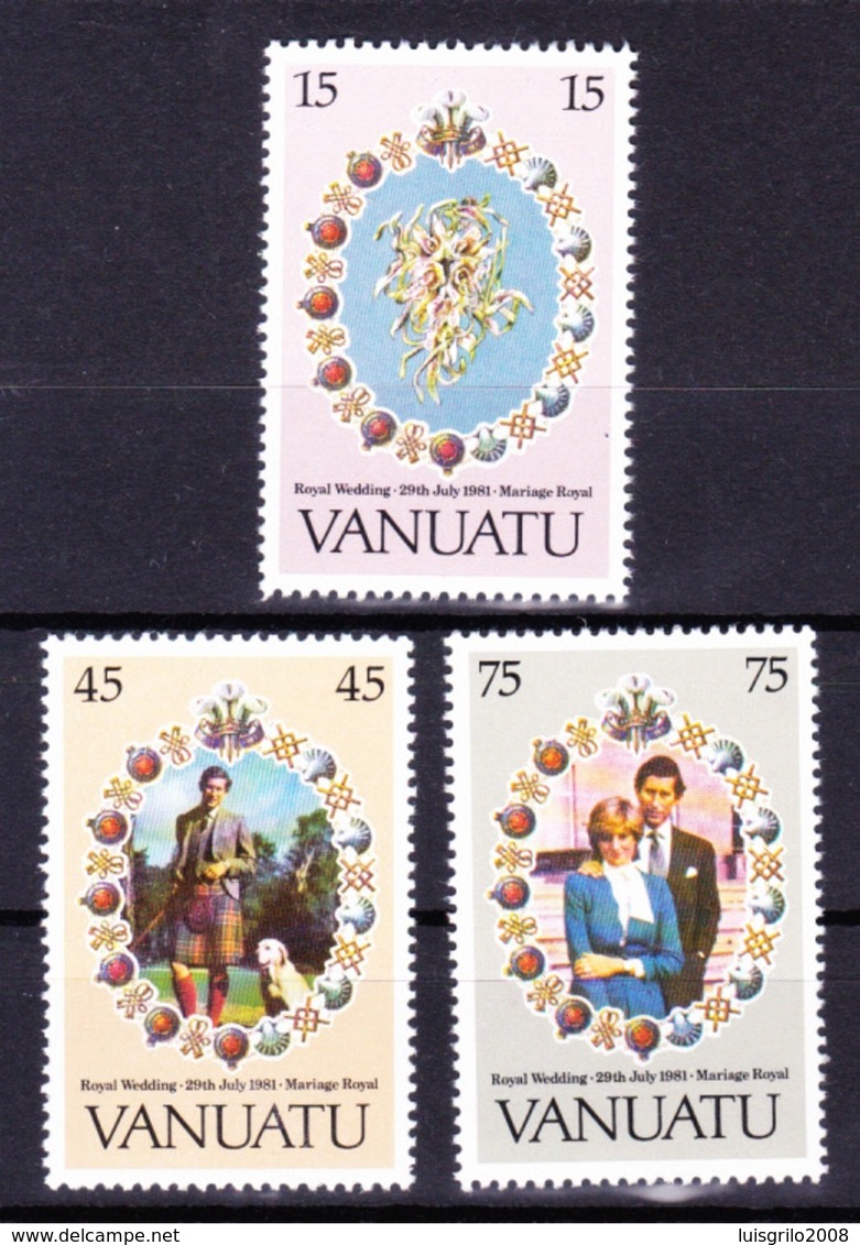 Royal Weding,29 Th July 1981 - Princess Diana / Lady Di - Vanuatu // MNH - Vanuatu (1980-...)