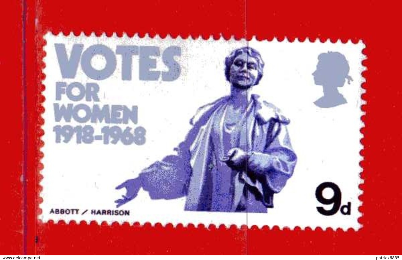 (Mn1)  Great  BRITAIN **- 1968 - VOTE Des Femmes . Yvert. 511.  MNH.  Vedi Descrizione. - Nuovi