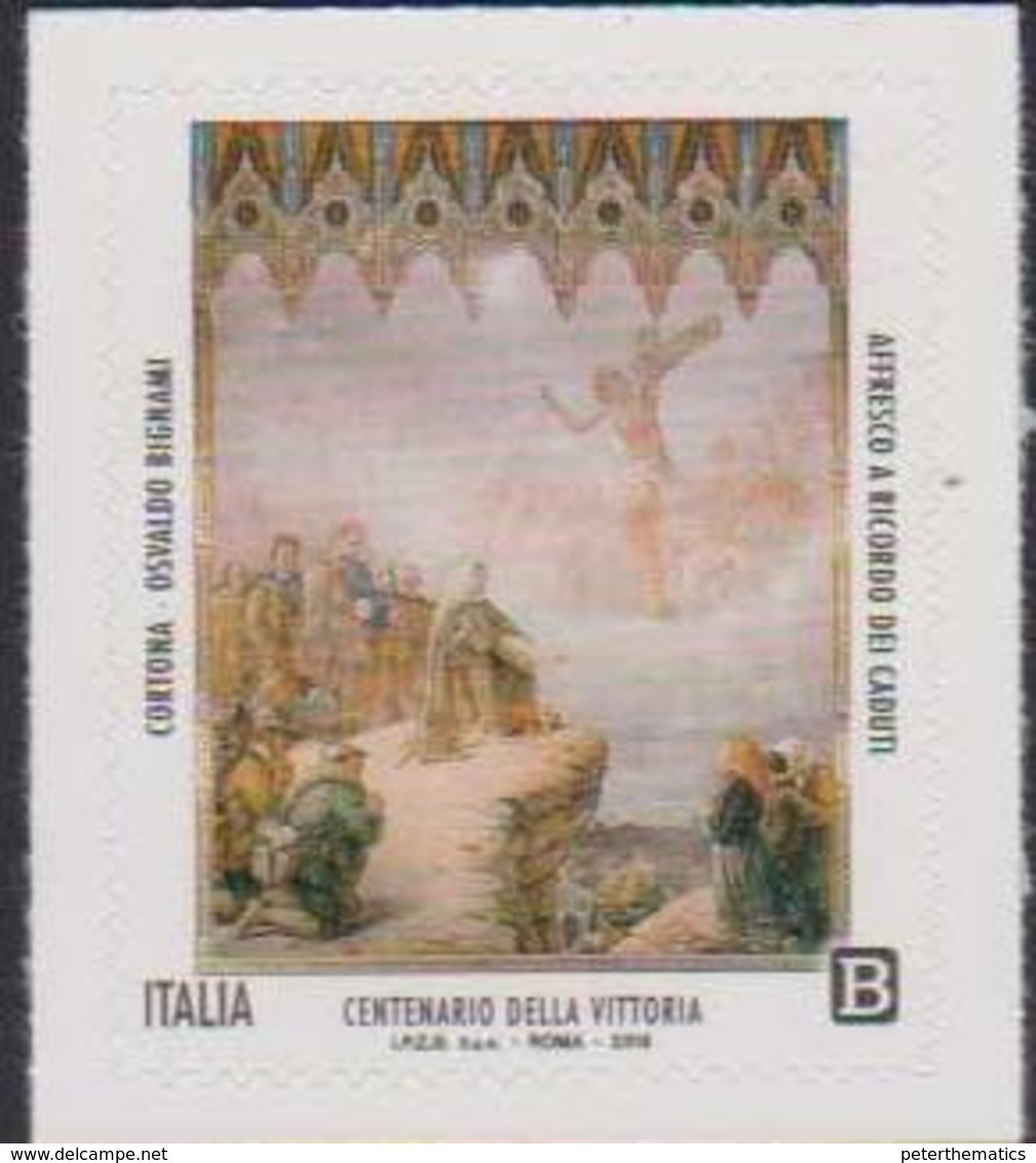 ITALY, 2018, MNH, WWI, 100 YEARS SINCE END OF WWI, ART,  1v - WW1