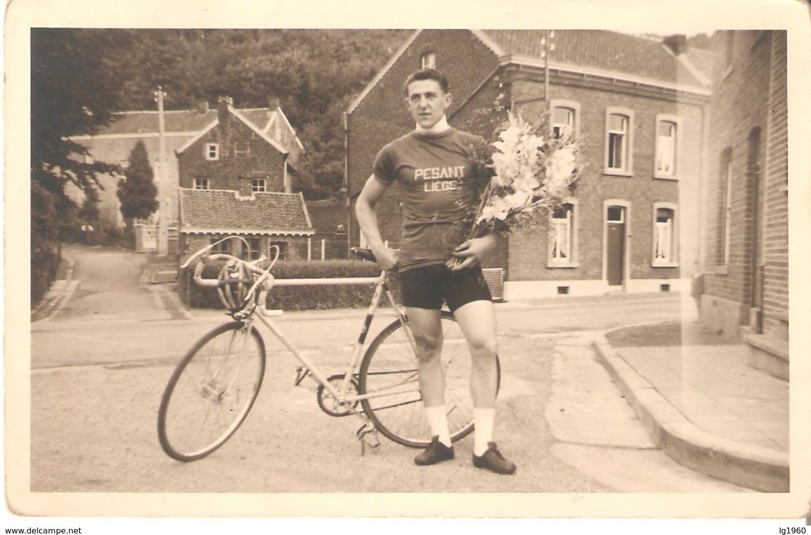 Photocarte - Coureur - Gagneur - Pesant LIEGE - L'état Bon !! - Cyclisme