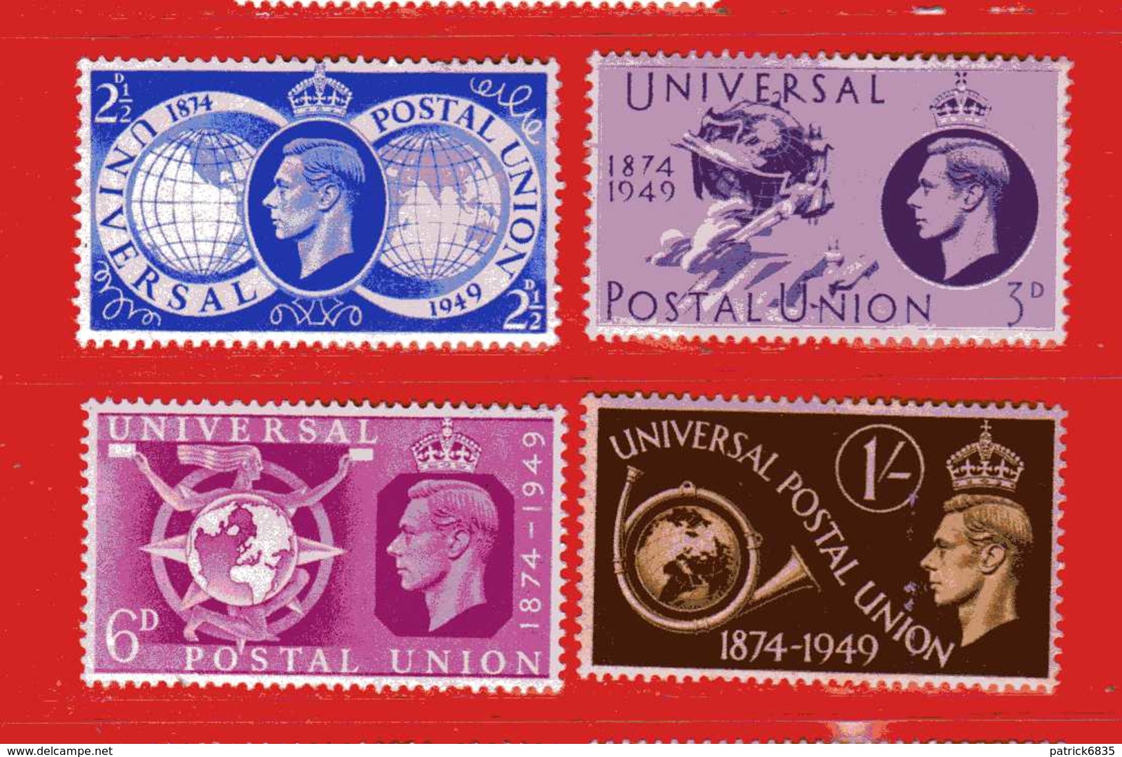 (Mn1)  Great  BRITAIN **- 1949 - Anniversaire De L'U.P.U. . Yvert. 246-249.  MNH.  Vedi Descrizione. - Nuovi