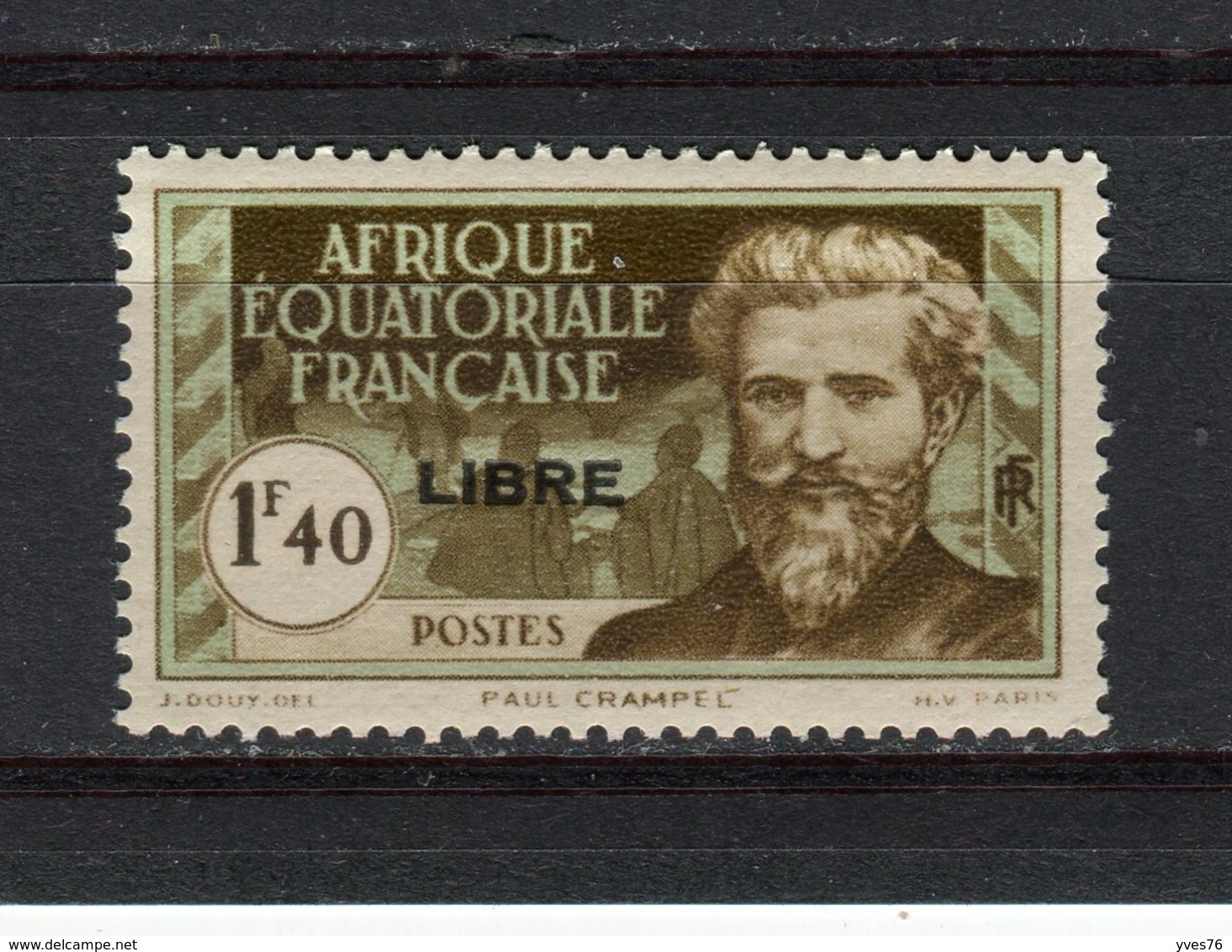 AFRIQUE EQUATORIALE FRANCAISE - Y&T N° 117** - MNH - Paul Crampel Surchargé LIBRE - Ungebraucht