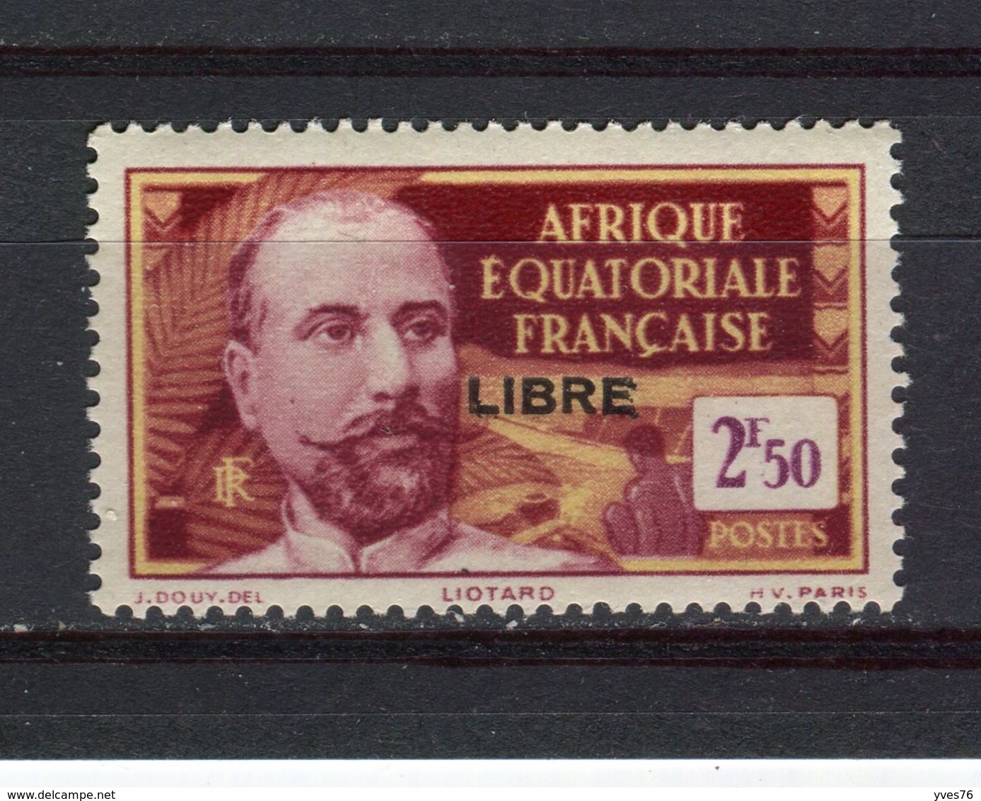 AFRIQUE EQUATORIALE FRANCAISE - Y&T N° 123** - MNH - Liotard Surchargé LIBRE - Neufs