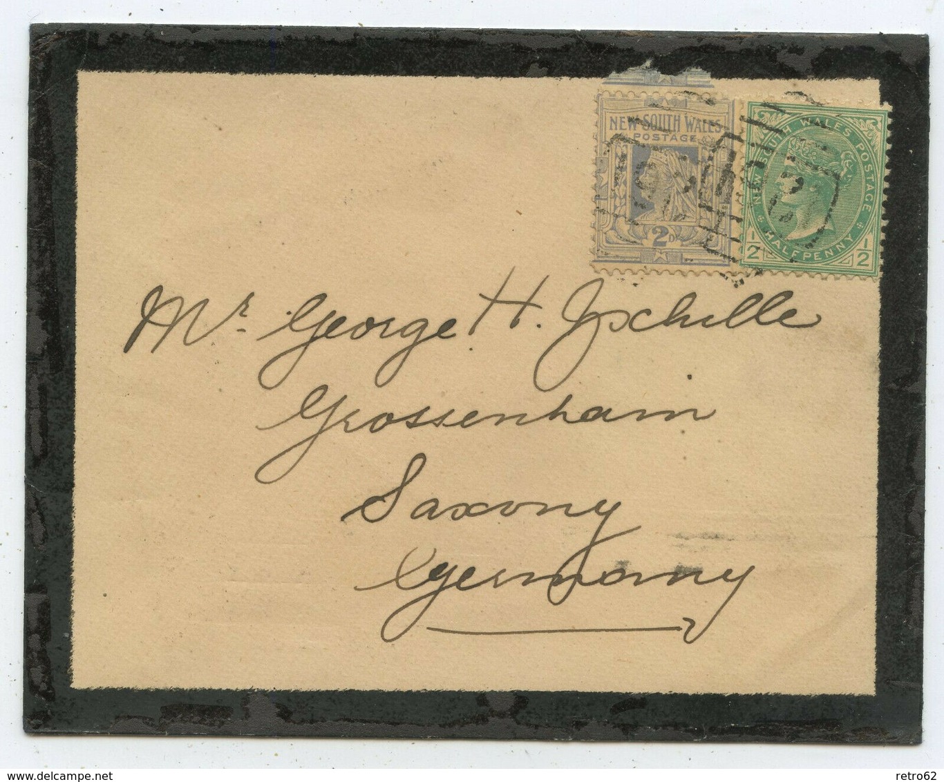 1903 Australien New South Wales → Brief Drummoyne Nach Grossenhain - Lettres & Documents