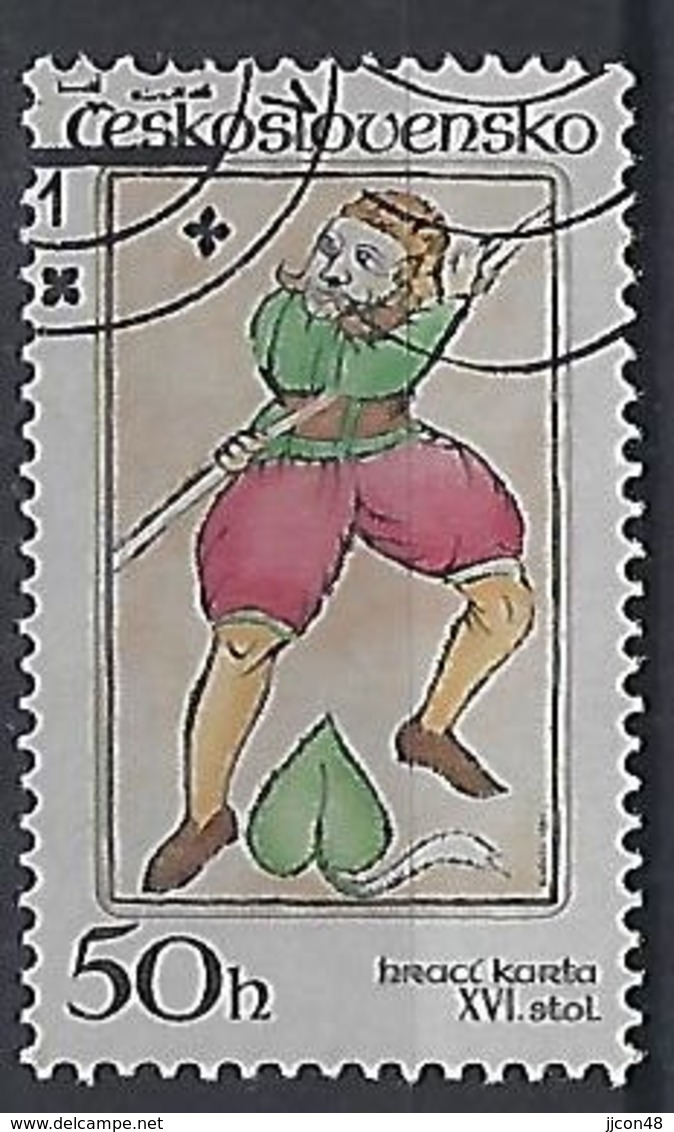 Czechoslovakia 1984  Playing Cards (o) Mi.2775 - Used Stamps