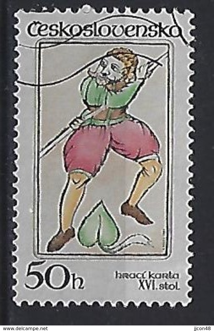 Czechoslovakia 1984  Playing Cards (o) Mi.2775 - Used Stamps