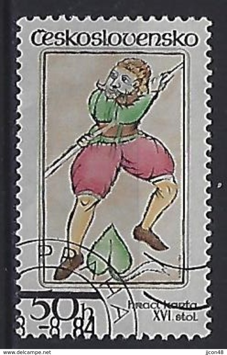 Czechoslovakia 1984  Playing Cards (o) Mi.2775 - Used Stamps