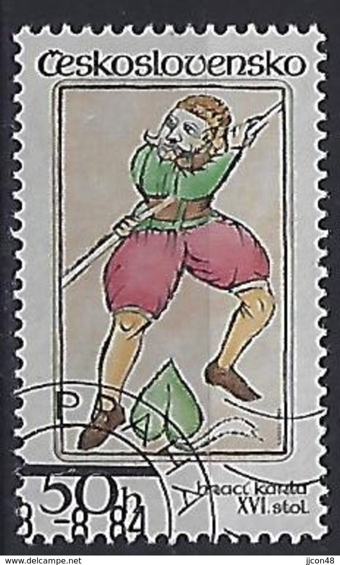 Czechoslovakia 1984  Playing Cards (o) Mi.2775 - Used Stamps