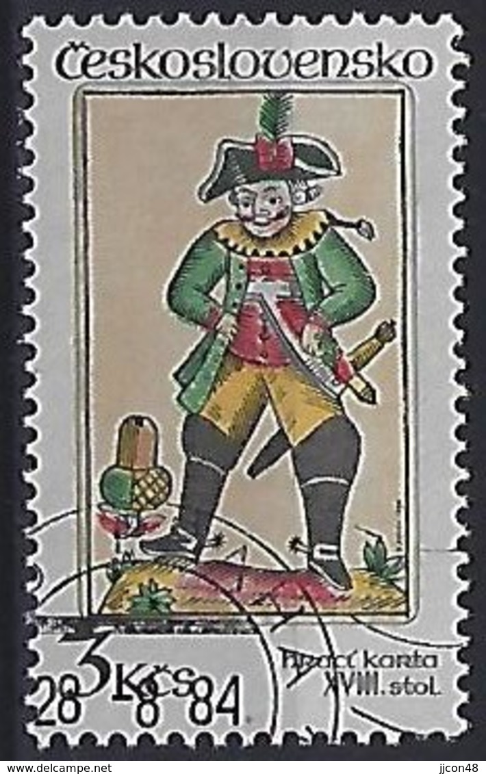 Czechoslovakia 1984  Playing Cards (o) Mi.2778 - Usados