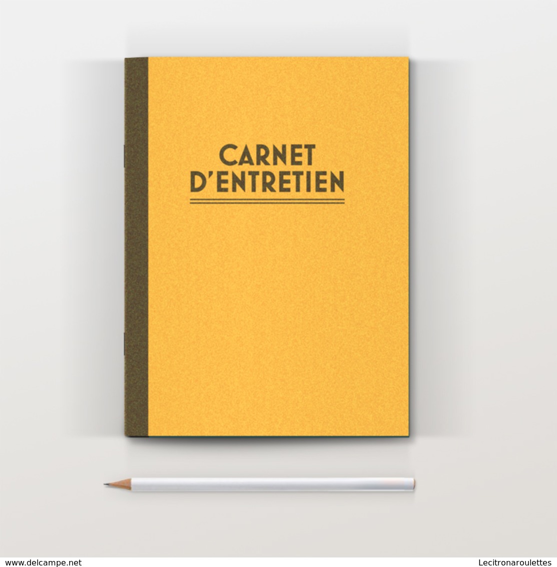 Carnet D'entretien Jaune Pour Voiture Auto Collection - Voitures