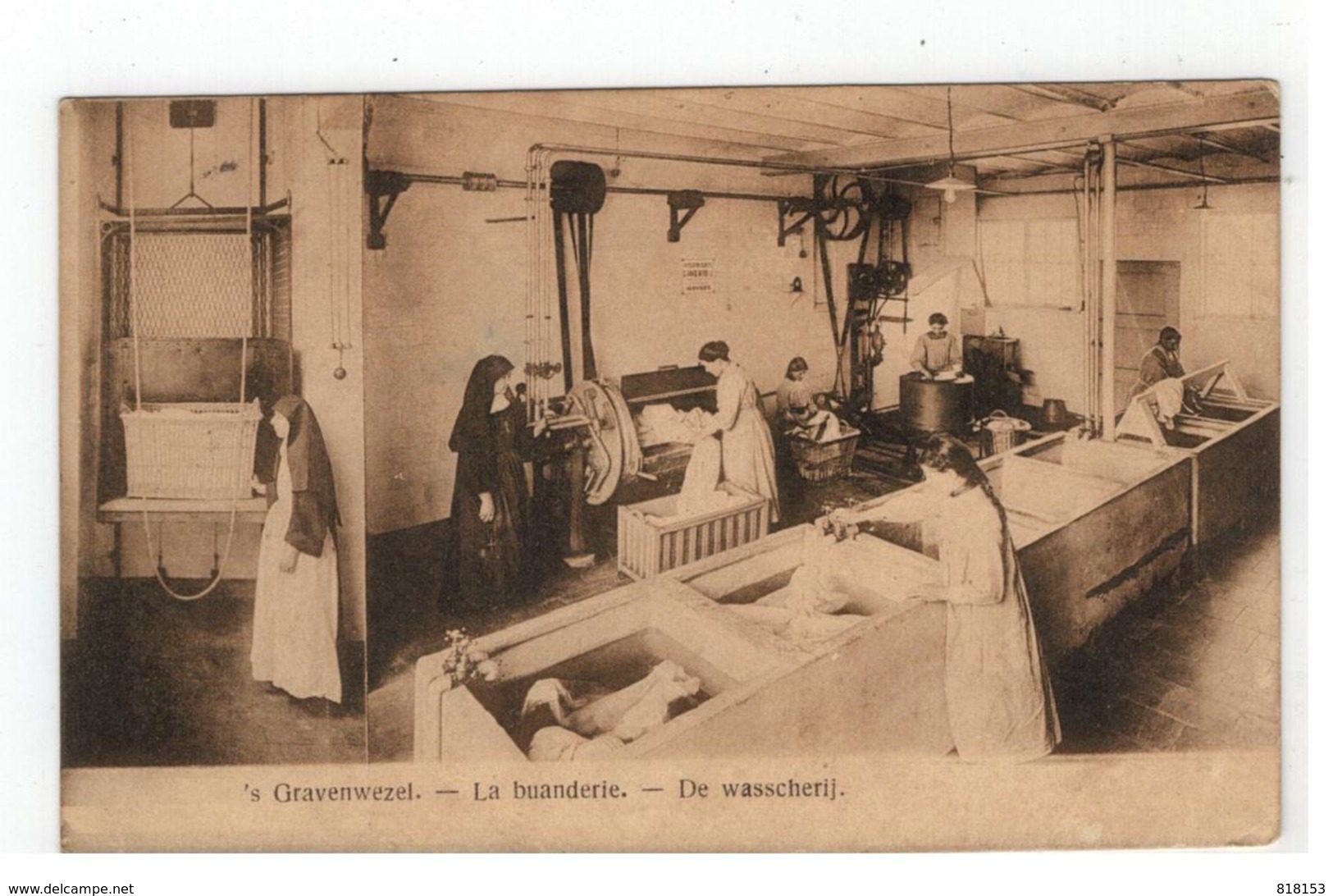 's Gravenwezel  - La Buanderie - De Wasscherij Pensionnat Du Saint-Coeur De Marie 1913 - Schilde