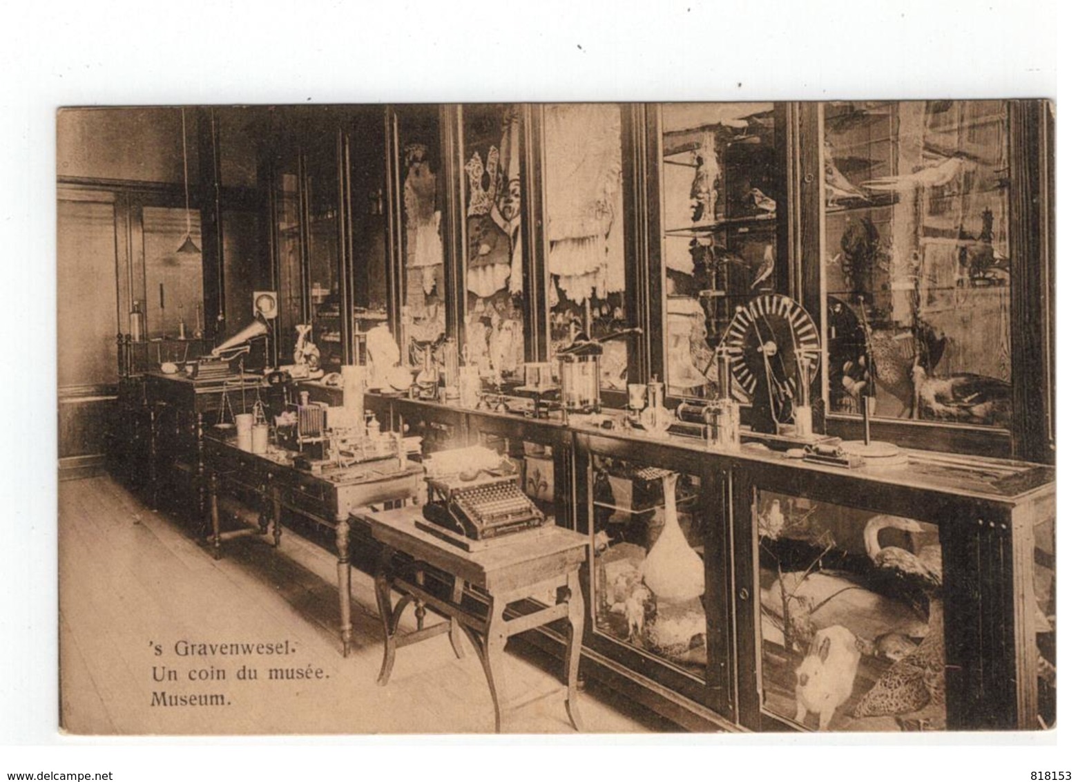 's Gravenwezel. Un Coin Du Musée.Museum, Pensionnat Du Saint-Coeur De Marie 1913 - Schilde