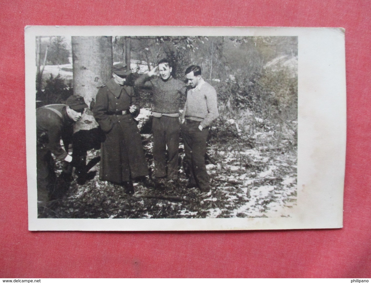 RPPC  German  Army Soldier In Field       Ref 3421 - War 1939-45