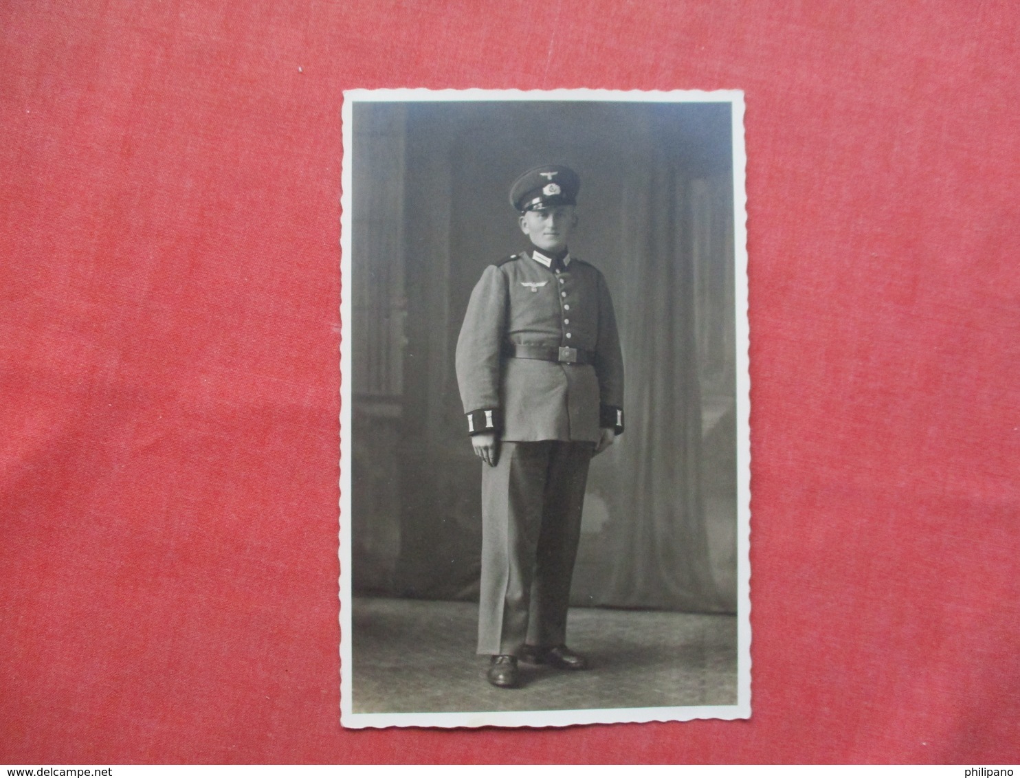 RPPC  German  Army Soldier     Ref 3421 - War 1939-45