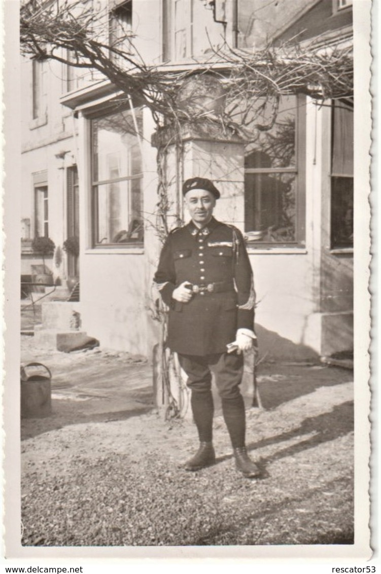 Rare Photo Chasseur Alpin Février 1940 - 1939-45