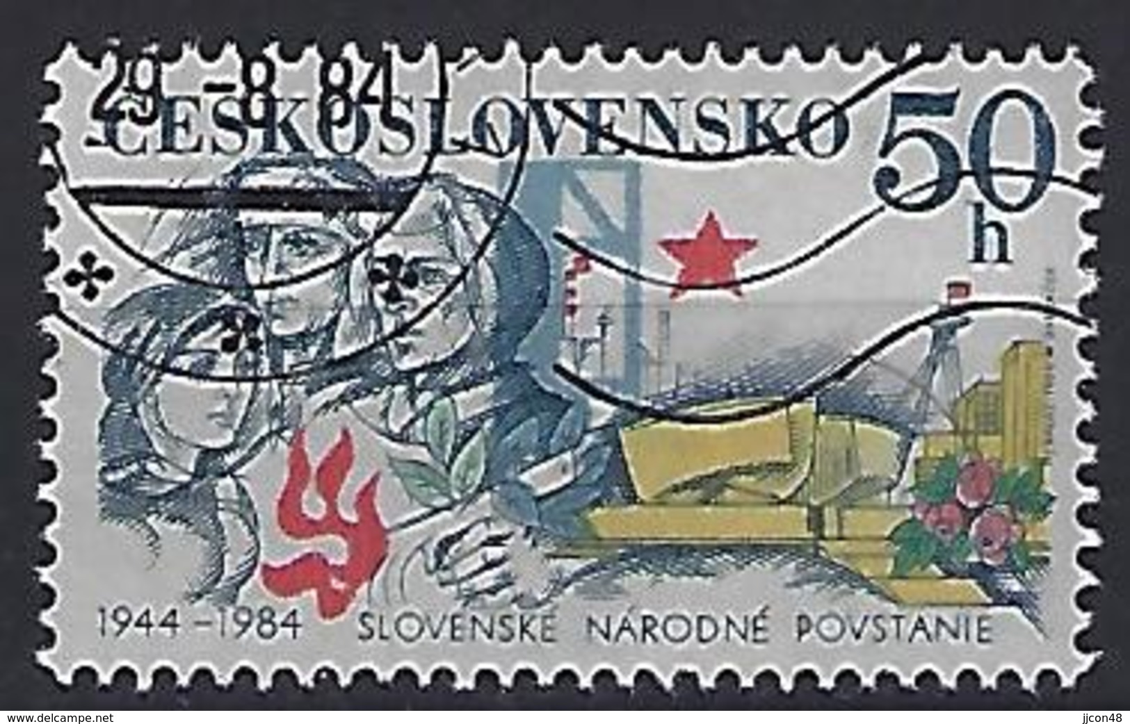 Czechoslovakia 1984  40th Ann. Of Slovak Uprising (o) Mi.2780 - Used Stamps