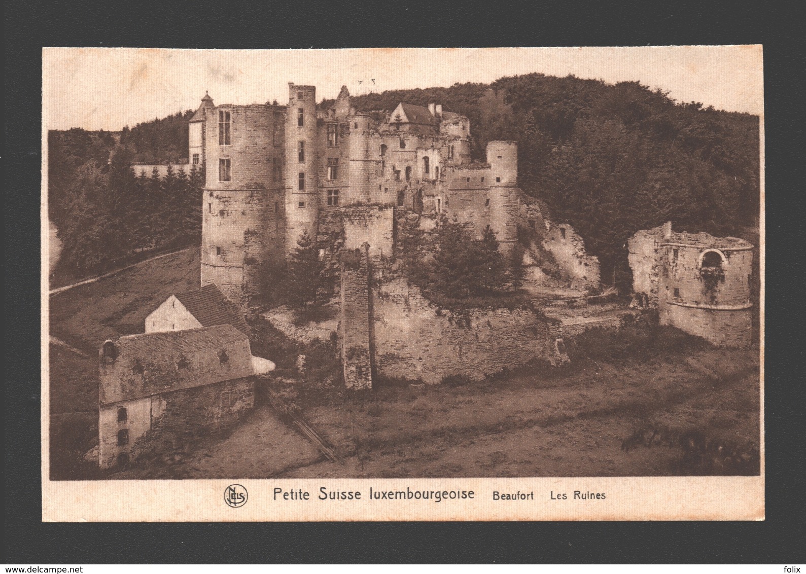 Beaufort - Petite Suisse Luxembourgeoise - Les Ruines - 1933 - Autres & Non Classés