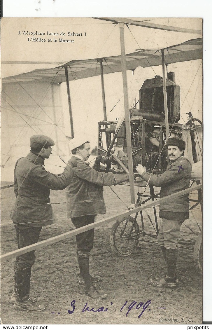 AEROPLANE LOUIS DE SALVERT  ****586 - 1914-1918: 1ère Guerre