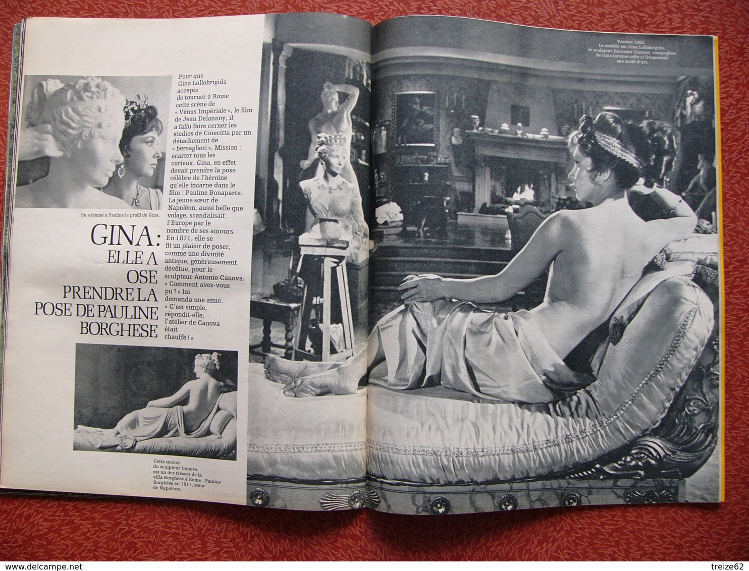 La 1ère couverture de Johnny Hallyday Paris Match Kertlag Pleumeur Bodou Gina Lolobrigida Caroline de Monaco 1962