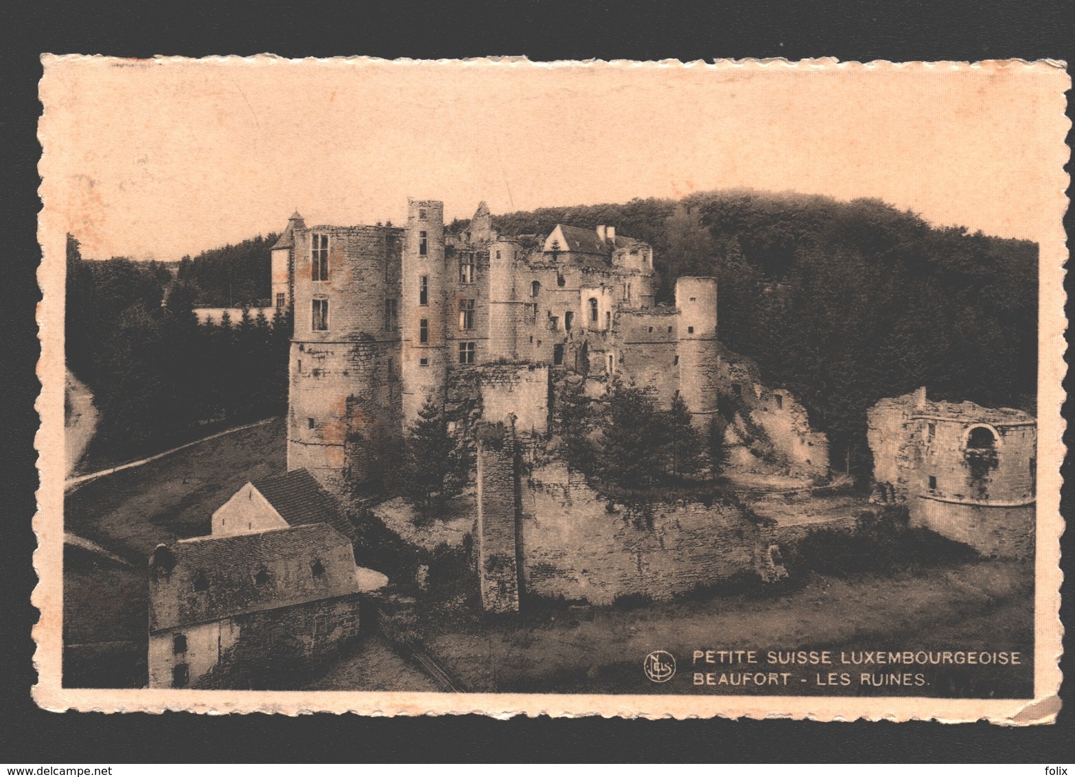 Beaufort - Petite Suisse Luxembourgeoise - Les Ruines - 1933 - Autres & Non Classés