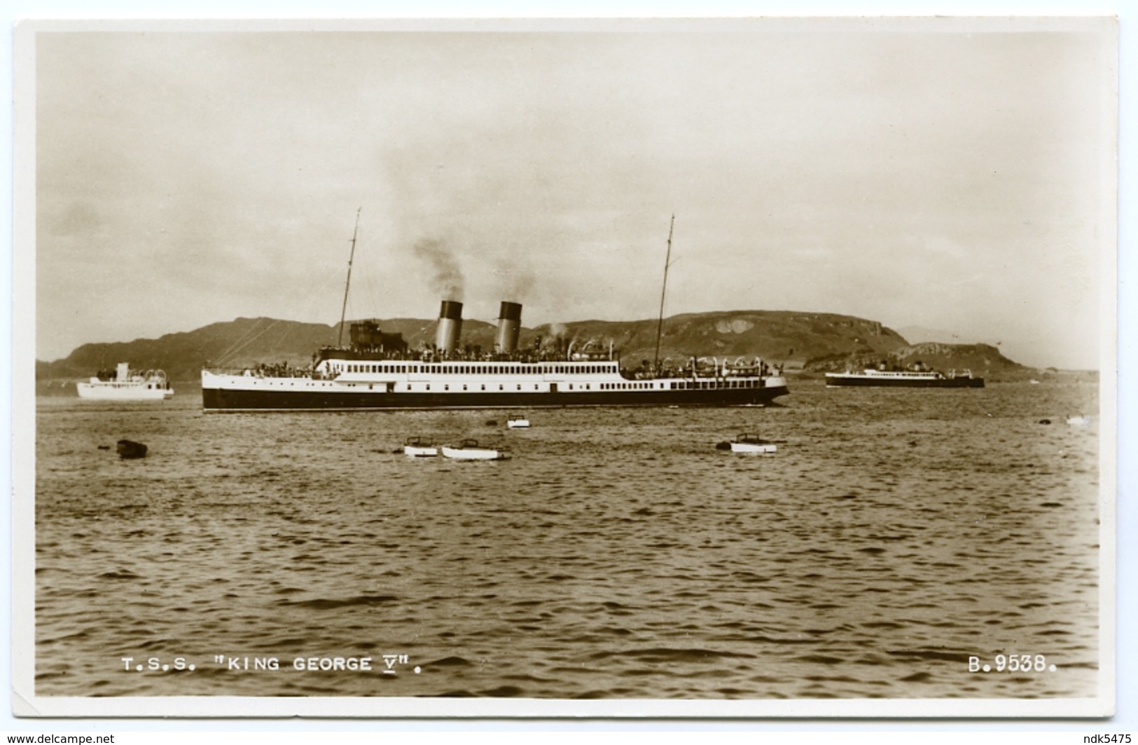 TURBINE STEAMER : T. S. S. KING GEORGE V - Steamers