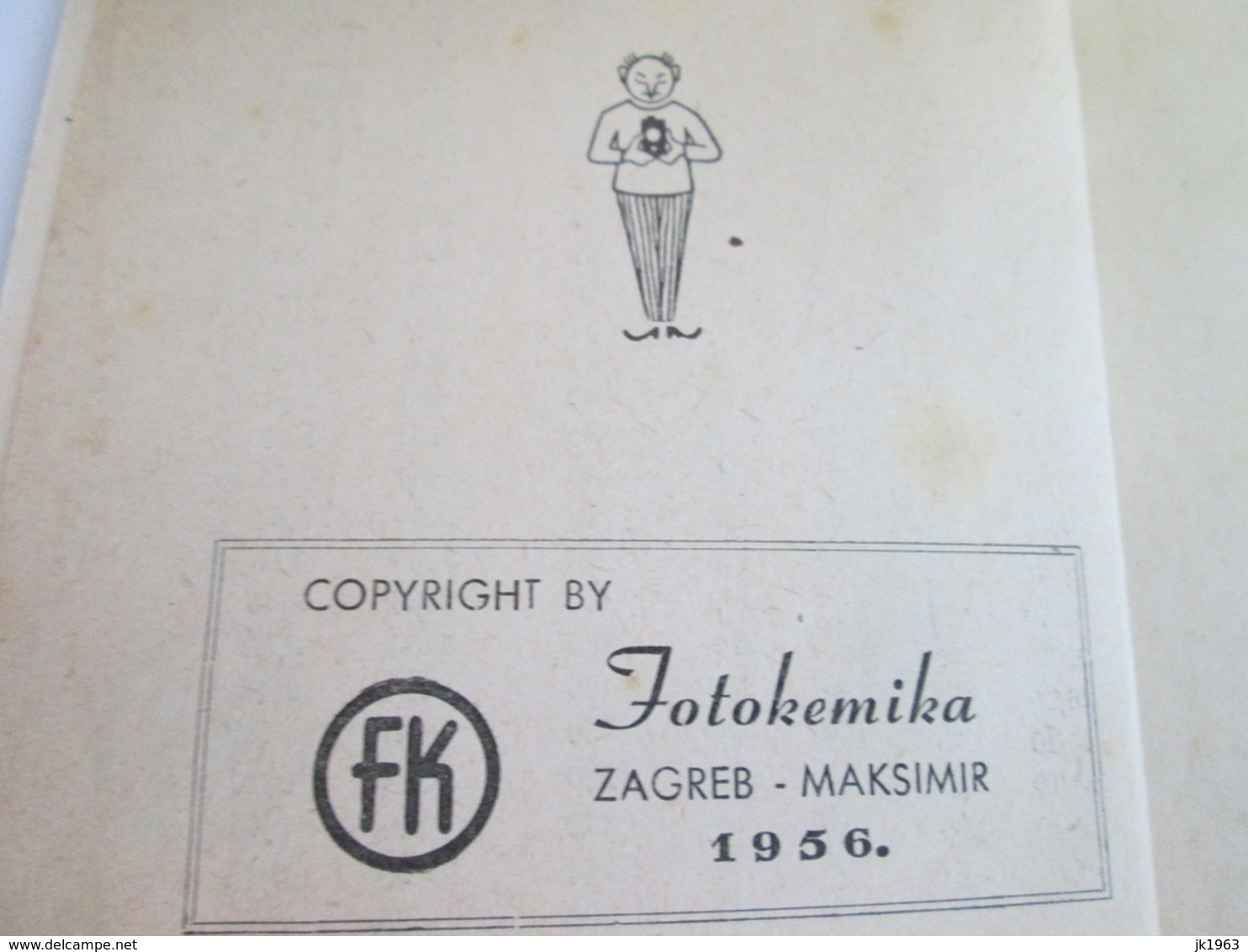 FK-film, BOOK  FOR PHOTOGRAPHY, EDITION OF FOTOKEMIKA ZAGREB 1956 - Slav Languages