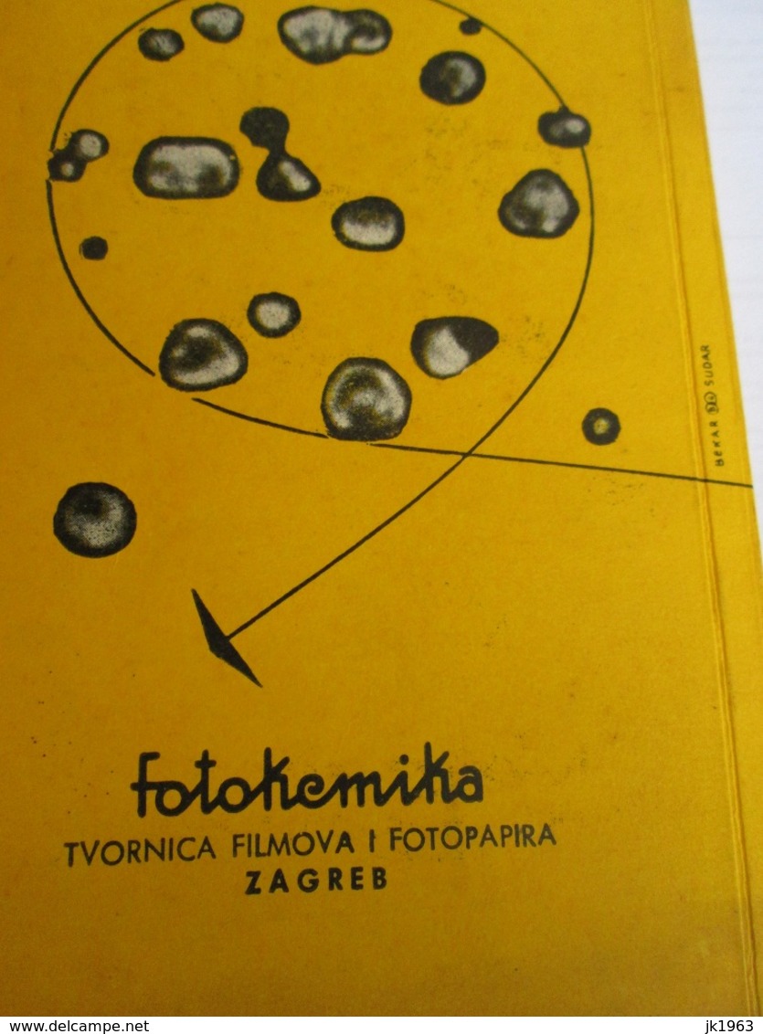 FK-film, BOOK  FOR PHOTOGRAPHY, EDITION OF FOTOKEMIKA ZAGREB 1956 - Slav Languages