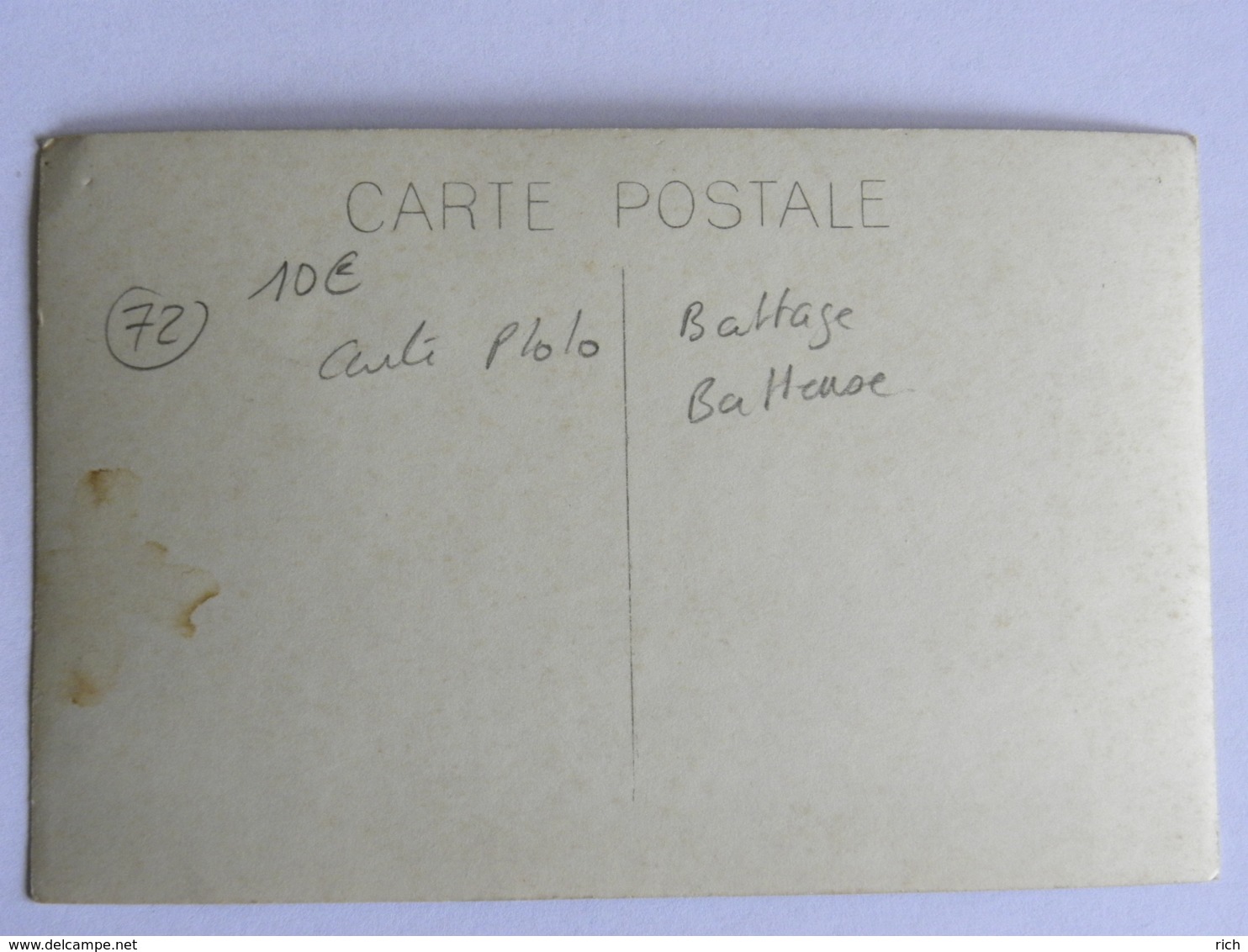 CPA (72) Sarthe - Carte Photo - Battage Batteuse - Other & Unclassified