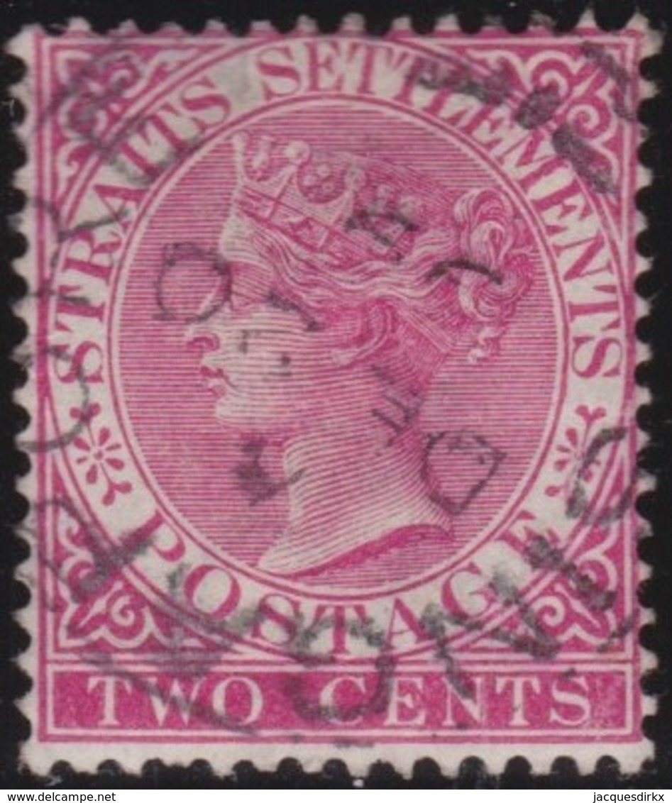 Straits Settlements   .   SG     .    63a        .      O         .     Cancelled      .   /    .  Gebruikt - Straits Settlements